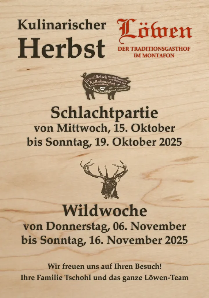 Kulinarischer Herbst 2025
